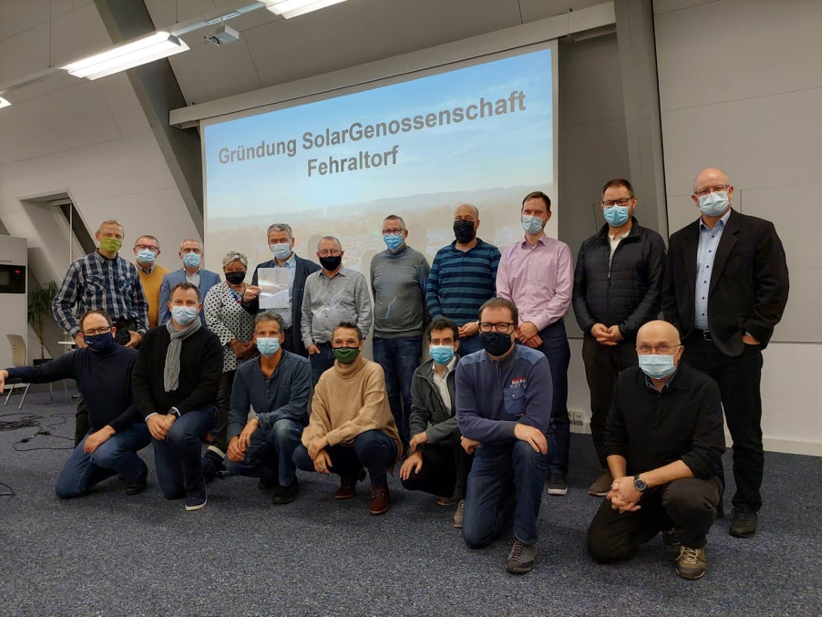 Gründungsversammlung SolarGenossenschaft Fehraltorf, 23. November 2021