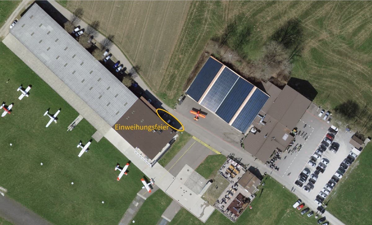 Einladung zur Einweihung der ersten Solaranlage